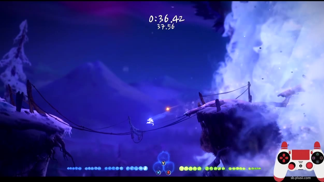 《Ori2》精灵试炼追逐战速通练习——雪崩逃亡37.34秒